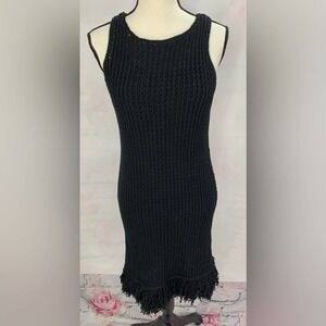 MINNIE ROSE Women’s 100% Cotton‎ Knit Sleeveless MIDI Dress
